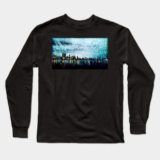 Perth City blue Long Sleeve T-Shirt